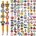 thumbnail image 1 of Pencil Toppers JRONGHE, 100 unidades, bonitos dijes para lápices para niños, 1 of 7