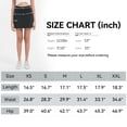 thumbnail image 6 of Pro X Gear 17" Women Golf Skirts High Waisted Tennis Skirt with Pockets Athletic Workout Casual Skort for Sports Running Pickleball, Black, Large, 6 of 7