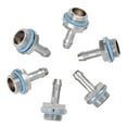 thumbnail image 2 of Pomya 6 PCS Two-Touch Fitting G1/4 Thread Barb Connector With Silicone Ring For PC Water Cooling Tube, 2 of 8