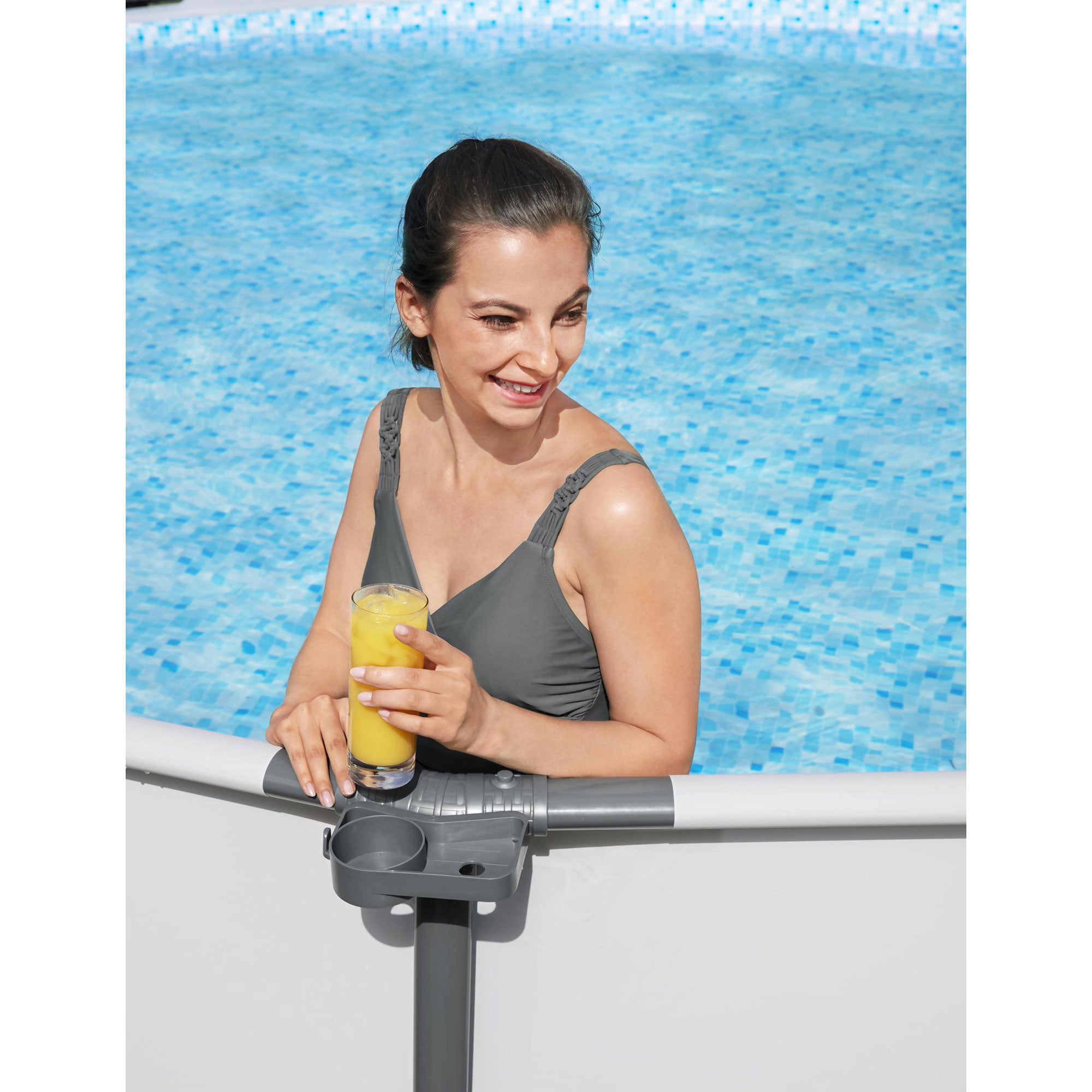 Bestway Bestway Flowclear Cup Holder For drinks and bath towels Steel Pro Max Pool Tray 