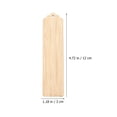 thumbnail image 2 of 30 Sets Wooden Blank Bookmark Unfinished Hangtags Bamboo Decor Lettering Primary School, 2 of 6