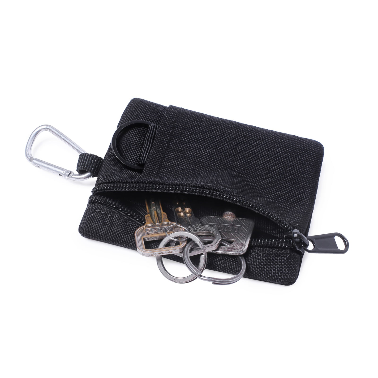 FOYTOKI Card Holder Keychain Wallet Minimalist Wallet for Men Teacher  Keychain Wallets for Men Key Organizer Slim Men's Wallets Key Fob Wallet  for