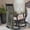 B Sset-Black, variant on BAYUELSWU Wooden Outdoor Rocking Chair, High Back Porch Rocker for Patio, Deck, Garden, Indoor/Outdoor (White)