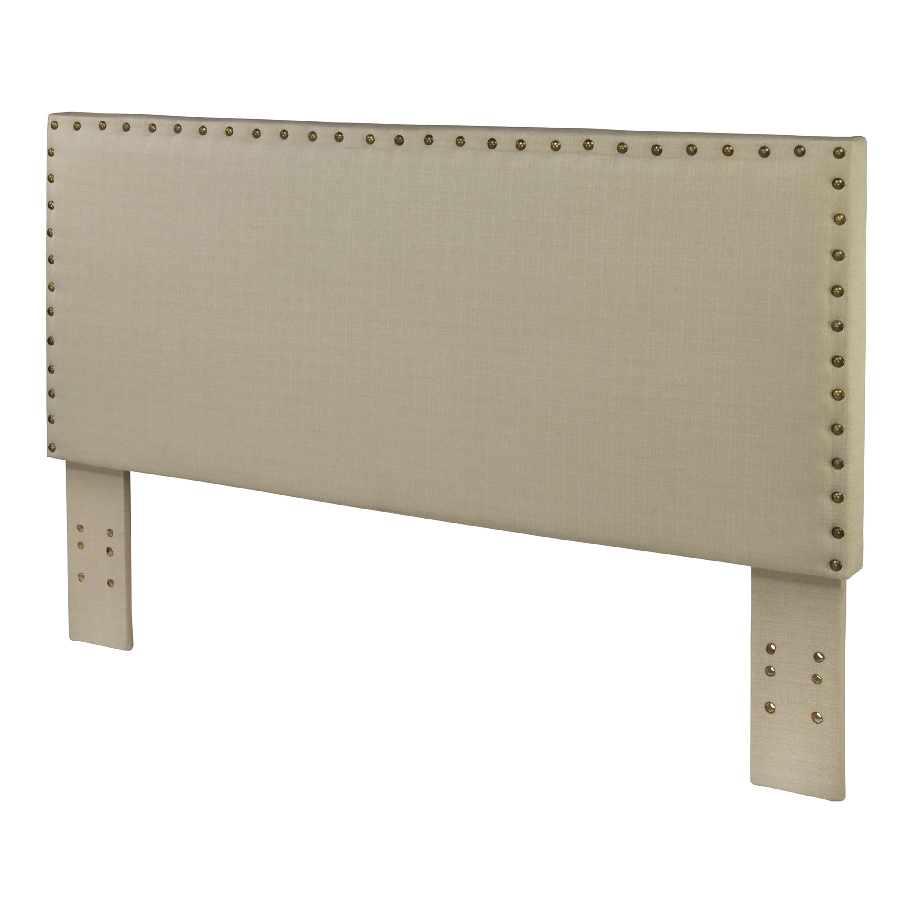 Loto Fabric Full/Queen Headboard, Ivory