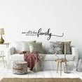 thumbnail image 2 of QTH Large Family Wall Decals for Living Room Decor Family Wall Decor Wall Stickers Decorations Home Art Bedroom Love Decals Quotes Word (Some Call It Chaos We Call It Family), 2 of 4