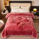 thumbnail image 1 of Manta Raschel estampada de gama alta para cama, suave, cálida, gruesa, edredones dobles individuales, mantas ponderadas amigables con la piel, Invierno, 1 of 4