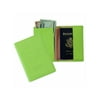 Royce Leather Passport Holder and Travel Document Organizer in Leather, Light Green 3, One Size