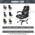 thumbnail image 7 of POLERO Stretchy One Piece Office Swivel Chair Slipcover for Workspace, Elastic Cloth Scratch Resistant Office Chair Cover with Breathable, 7 of 7