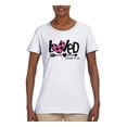thumbnail image 2 of Wild Bobby Loved John 3:16 Inspirational/Christian Women Graphic Tee, White, Large, 2 of 6