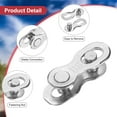 thumbnail image 4 of Uxcell 3pcs Bicycle Missing Link 11 Speed Reusable Steel Bike Chain Link Silver, 4 of 7