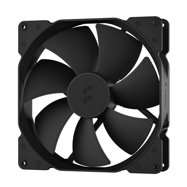 Fractal Design Dynamic X2 PWM GP-18 180 mm Haute Durabilité LLS Roulement Édition Noire Radiateur Optimisé Ventilateur de Boîtier d'Ordinateur
