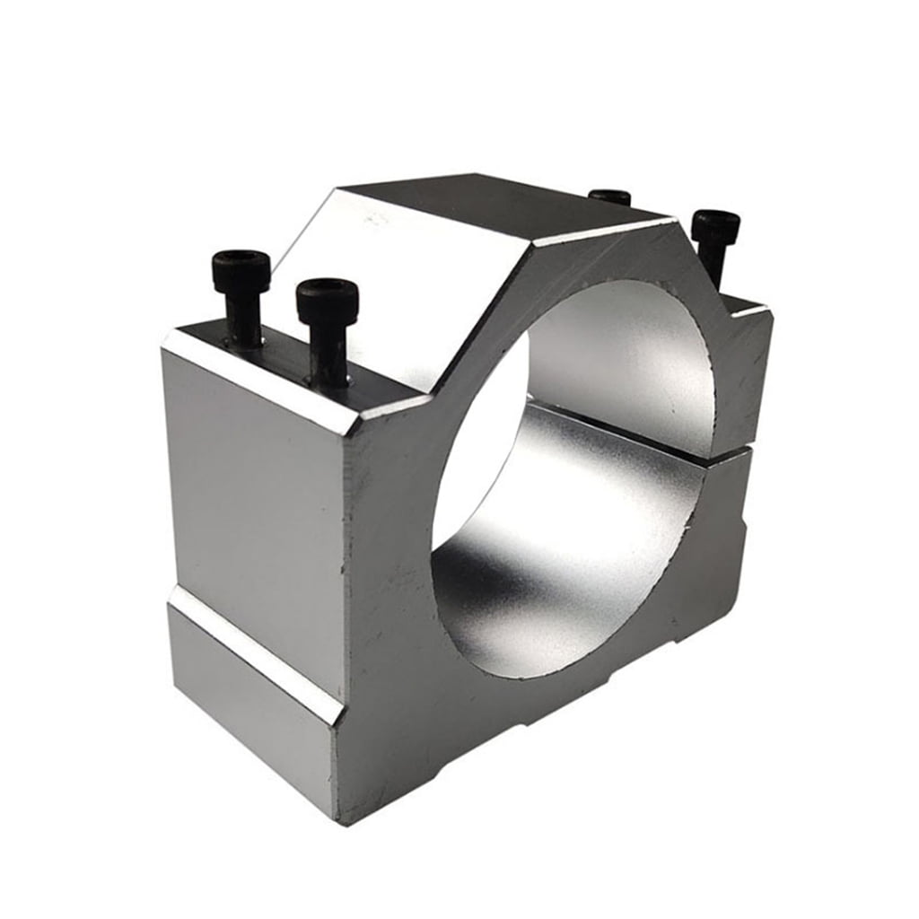 65/80mm Diam CNC Spindle Motor Holder Mount Bracket Clamp Cast Aluminum Square 