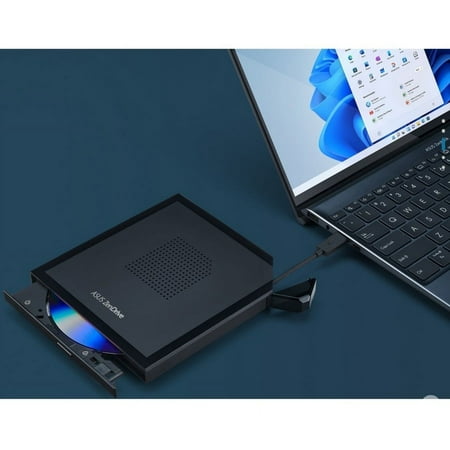 ASUS - ZenDrive 8x External DVD±RW/CD-RW Drive - Black
