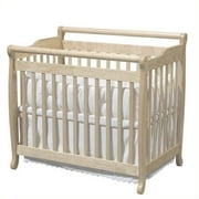 DaVinci Emily Mini 2-in-1 Convertible Wood Baby Crib in Natural