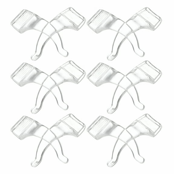 GJX Eyeglass ear pads 10 Pairs Silicone Ear Grip for Glasses-Anti-Slip Ear Hooks & Tips (Clear),Silicone(1.26"X0.51"X0.16")