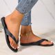thumbnail image 5 of Mujeres Zapatillas de Interior Al Aire Libre de Moda Casual Primavera Y Verano Redondo Dedo Del Pie Zapatillas Planas con Cojines Del Dedo Del Pie para Zapatos, 5 of 9