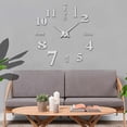 thumbnail image 3 of Efecto 3D Colgante Acrílico Diseño de bricolaje Números Diámetro del dial de 10 CM Reloj de pared Temporizador para decoraciones de oficina Scienceny JJ12847-02B, 3 of 6