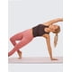thumbnail image 3 of Top CRZ YOGA sin costuras, acanalado, cuello alto, corto, color topo, XX-S, 3 of 6