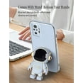 thumbnail image 5 of Compatible with Xiaomi Redmi Note 10 Pro Case Silicone TPU Plating, Xiaomi Redmi Note 10 Pro Cases Cute Astronaut Pattern Phone Case with Stand (Blue), 5 of 14