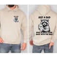 thumbnail image 3 of Just a Dad Who Always Came Back With the Milk – Funny Graphic Hoodie or Cotton T-Shirt, Gift for Dad, 3 of 6