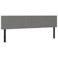 thumbnail image 4 of vidaXL Box Spring Bed with Mattress&LED Dark Gray 59.8"x79.9" Queen Fabric, 4 of 8