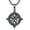 Celtic Knot Symbol, variant on 925 Sterling Silver Star of David Necklace, Abalone Shell Jewish Jewelry for Men Women, Magen David Protection Pendant, Passover Bar Mitzvah Birthday Gift for Him Her