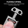 thumbnail image 4 of Aleación de Titanio Mini Llave de Múltiples Funciones Ajustable Llave Portátil Herramienta de Bolsillo Colgante Destornillador para Hombre, 4 of 5