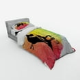 thumbnail image 2 of Ambesonne Vintage Bedding Set 3 Pcs, London Fashion Lady, Twin XL, Multicolor, 2 of 2