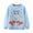 Sky Blue, variant on HUITKMM Toddler Baby Girls 2nd Birthday Outfit Sweatshirt Two Cool Long Sleeve T-Shirt Top Fall Clothes