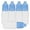 Blue, variant on Rupoun 50Pcs 10ml / 0.34oz Eye Liquid Dropper Bottles Black Portable Squeezable Empty Eye Drops Container Dispensing Vials with Plugs and Lids for Travel Essential Oils Crafts