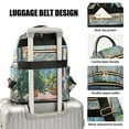 thumbnail image 3 of FORMRS Mini Backpack Purse for Women Travel Daypack Casual Shoulder Bag, Blue Sea Boat, 3 of 7