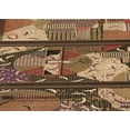 thumbnail image 1 of Ahgly Company Machine Washable Indoor Rectangle Transitional Red Brown Area Rugs, 7' x 9', 1 of 7