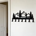 thumbnail image 5 of Wall Mounted Metal Key Holder Rack with 7 Hooks for Organized Home Entryway Storage and Decorative Design, 5 of 5