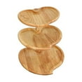 thumbnail image 4 of 3 Tier Wooden Tiered Tray Stand Heart Shaped Wood Cupcake Stand Serving Tray J6 R2T2, 4 of 8