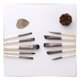 thumbnail image 5 of 10 pinceles multiusos para artistas, pinceles de nailon para el cabello, mango de madera nacara Abanopi Cepillo de pintura, 5 of 7