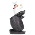 thumbnail image 3 of Chef Statue Decorationresine Chef Statue Nordic Restaurant Décoration Artisanat Résine Chef Statue Valeur Exceptionnelle, 3 of 5