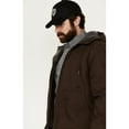 thumbnail image 2 of Hawx Work Gear Men's Castile Weather Duck Hooded Work Jacket - HXSP24O86-BR   US, 2 of 4