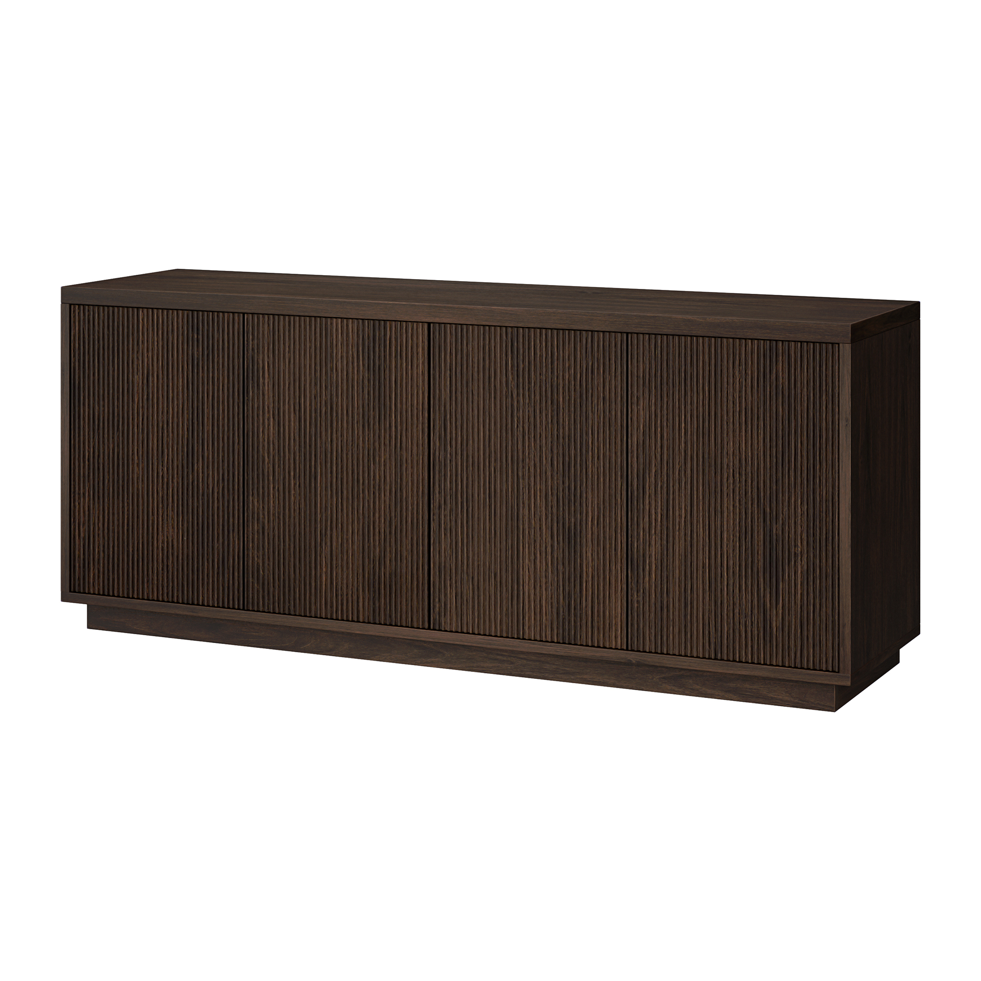 Hanson Rectangular TV Stand for TV's up to 65" in Alder Brown