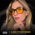 thumbnail image 2 of Gafas de visión nocturna LVIOE amarillas polarizadas para hombres y mujeres, 2 of 6