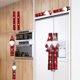 thumbnail image 2 of 8 Pack Christmas Refrigerator Handle Covers Keep Clean For Oven Microwave Freezer, 2 of 5