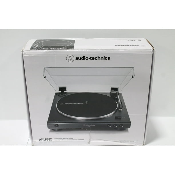 AudioTechnica ATLP60XBK Fully Automatic BeltDrive Turntable Stereo Black