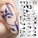 thumbnail image 2 of NICOLE DIARY French Line Flower Nail Stamping Plates Mujeres abstractas Face Snake Pattern Nail Art Stamp Stencil Herramientas de impresión Tan Jianjun unisex, 2 of 2