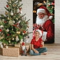 thumbnail image 4 of Kumdkd Christmas Door Cover Curtain Banners Santa Claus Outdoor Hanging Fabric Holiday Decorations for Home Party Gifts, 4 of 6