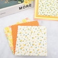 thumbnail image 3 of 7pcs Floral Cotton Fabric Precut Squares, TSV 20 x 20'' Quilt Squares for Patchwork, Sewing & DIY Projects, 3 of 6