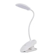 thumbnail image 1 of LED-läslampa - Uppladdningsbar klämma på bordslampa med USB-kabel, vit, 1 of 4