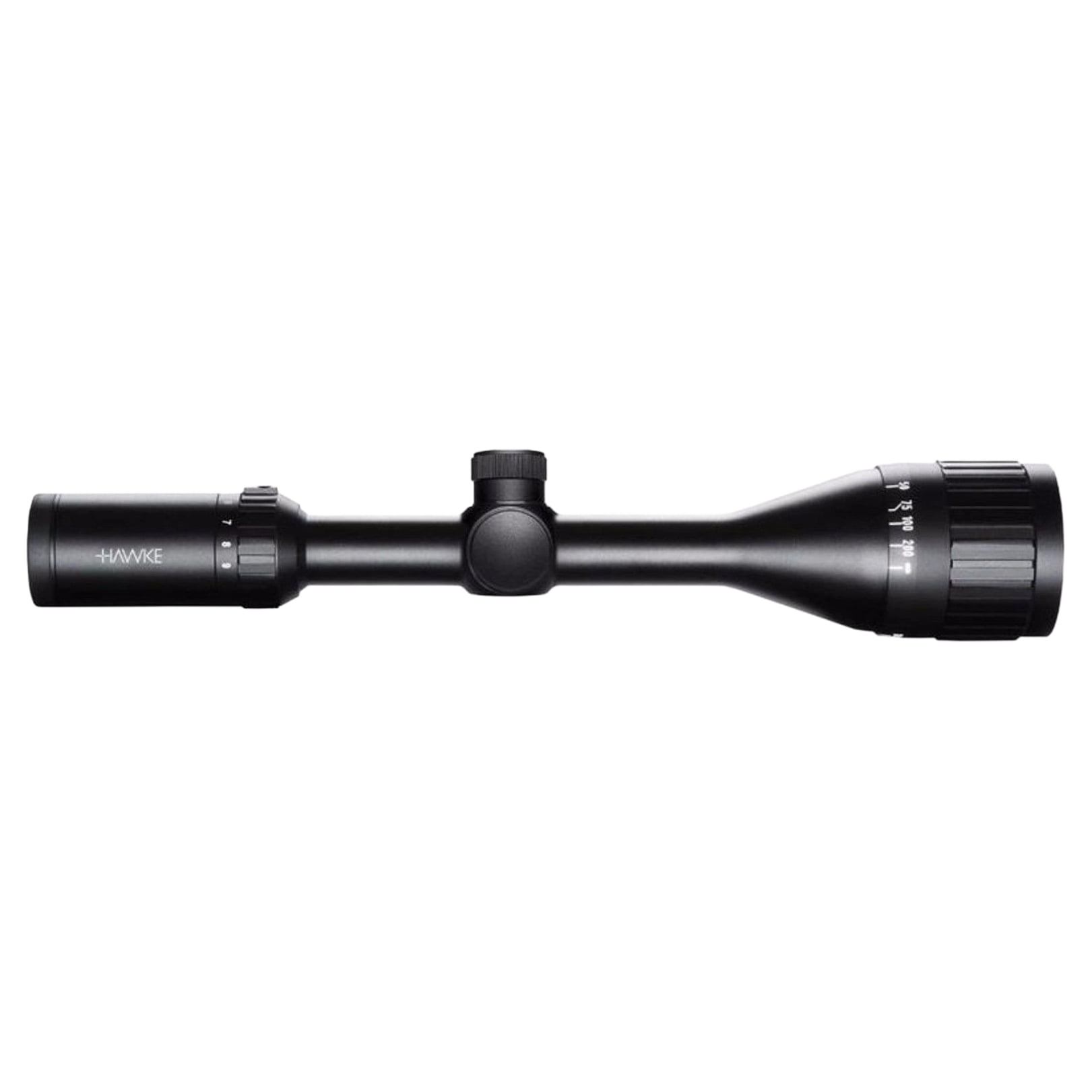 Hawke Sport Optics Vantage Rifle Scope, 3-9x50mm AO, 1in Tube, SFP, Mil Dot Reticle, Black