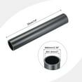 thumbnail image 2 of Uxcell Rigid Round Pipe Dark Grey 2.04 x 2.36"(ID*OD) High Impact for Water Pipe Crafts Cable Sleeve, 2 of 6
