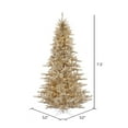 thumbnail image 4 of Vickerman 7.5' Champagne Fir Artificial Christmas Tree, Warm White Dura-lit LED Lights, 4 of 6