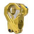 thumbnail image 4 of Aleación de aluminio ultraligero hueco bicicleta corta manillar vástago bicicleta ciclismo accesorio amarillo, 4 of 9
