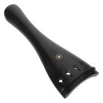COMPUKAS 1Set Violin Tailpiece In Ebony Wood For Beginners Durable And Easy To Replace 4.6x1.7x0.2in